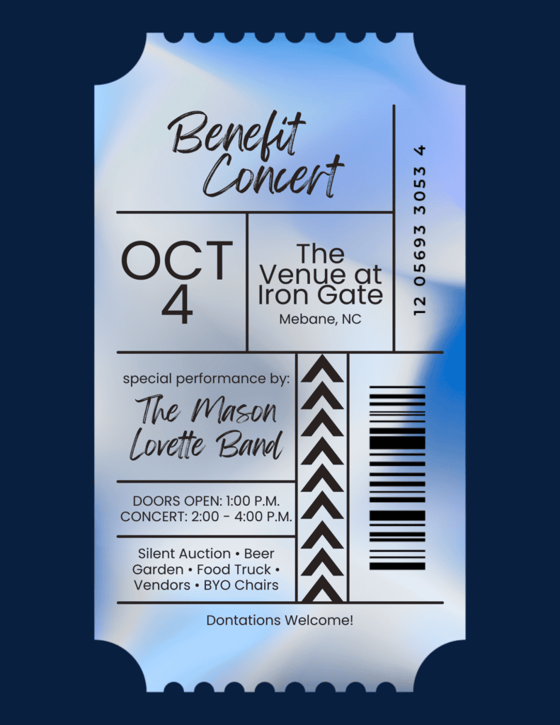 Concert Flyer with details